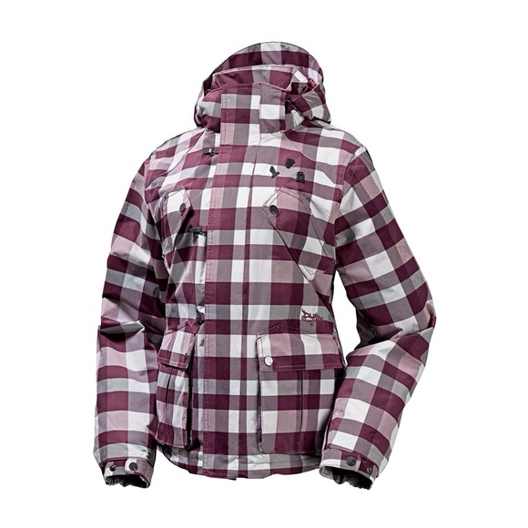 Burton Jackets & Blazers - Burton Avenue Purple Check Plaid Snowboarding Jacket